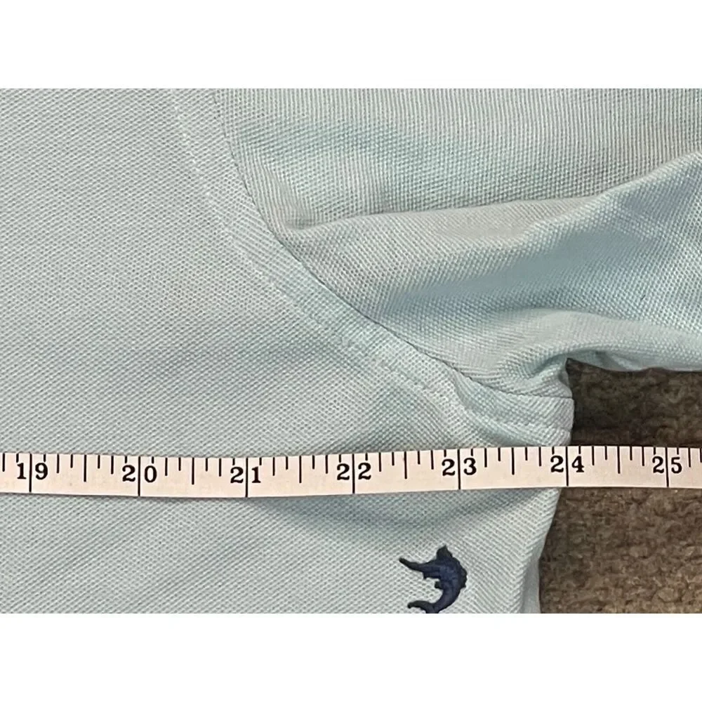 Ralph Lauren Knit Oxford Men's Button Down‎ Fish Pattern Polo Shirt Size XXL